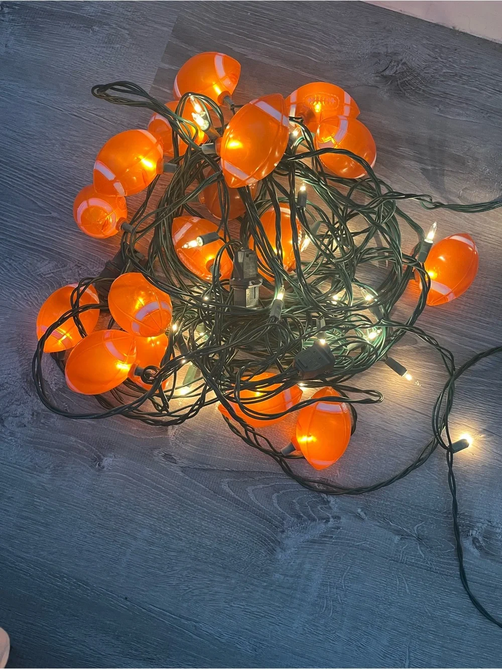 Set of 4 Football String Lights